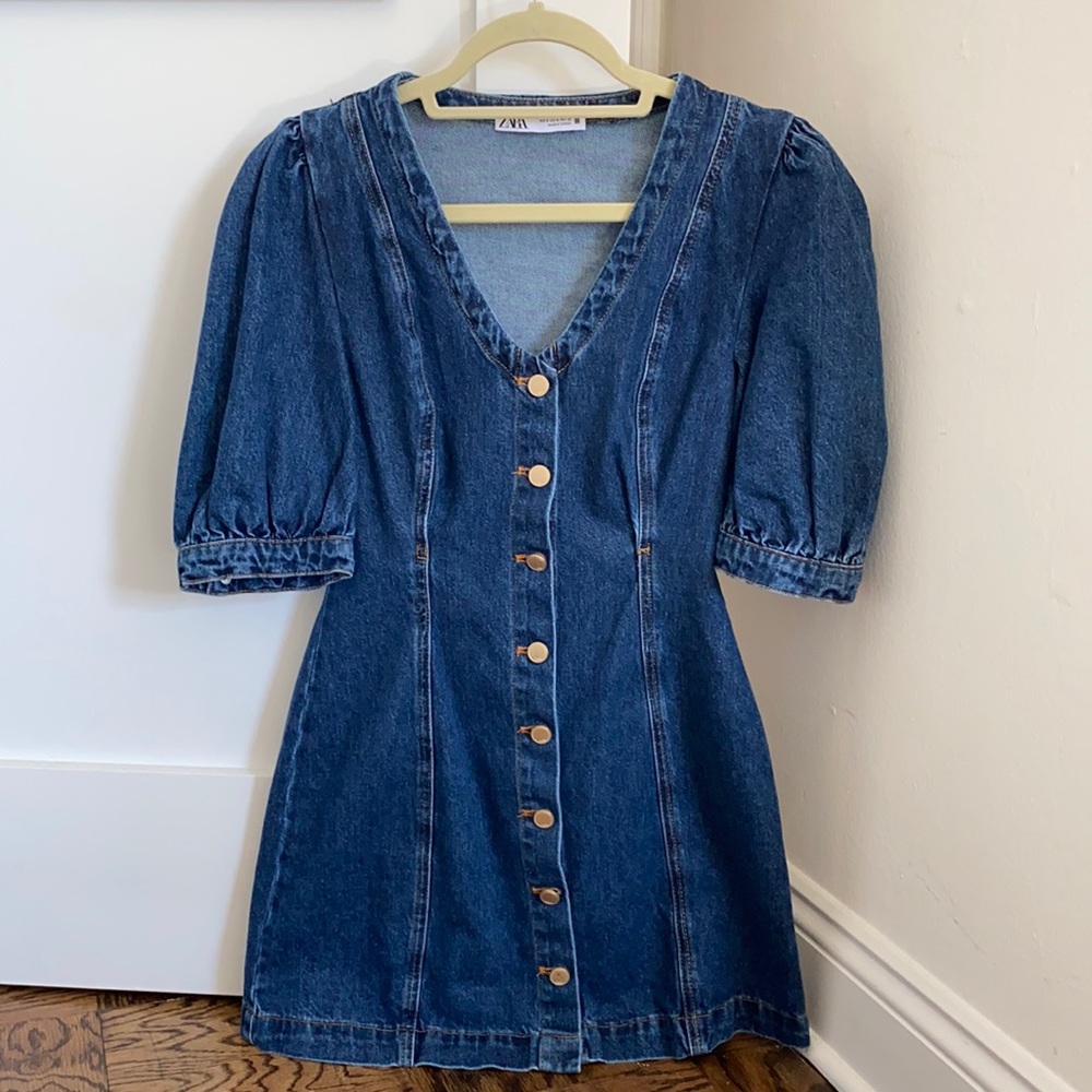 ZARA JEAN DRESS